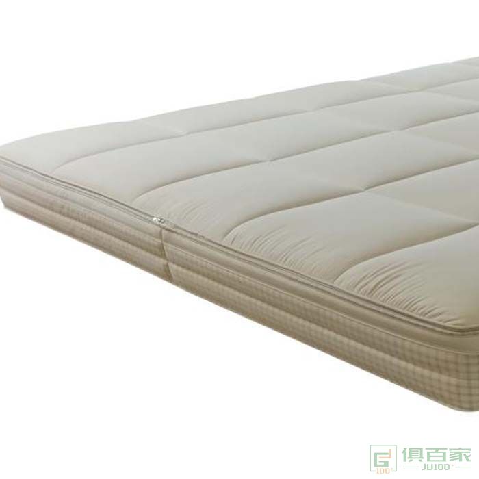 艾香梦家具床垫系列软型亚麻面料裥羊绒床垫
