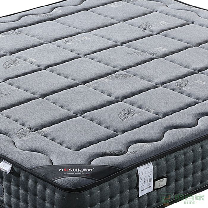 慕舒家具床垫系列碳纤维针织布面料高回弹海绵抗菌防虫防螨床垫
