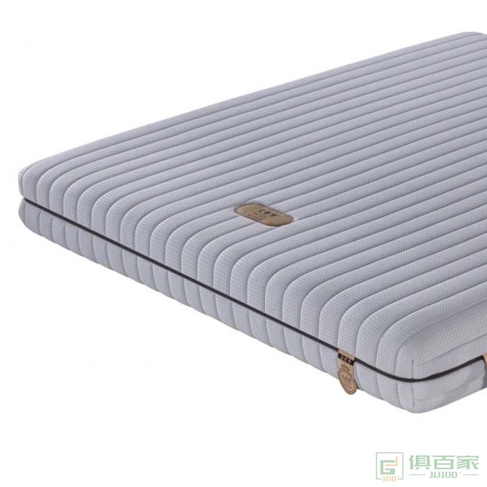 艾香梦家具床垫系列偏软硬适中型进口灰色竹炭面料床垫