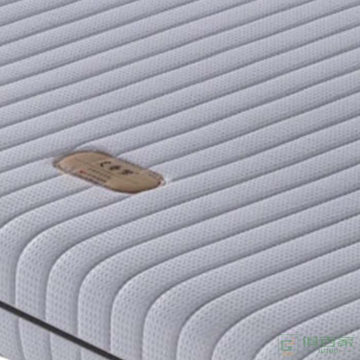 艾香梦家具床垫系列偏软硬适中型进口灰色竹炭面料床垫
