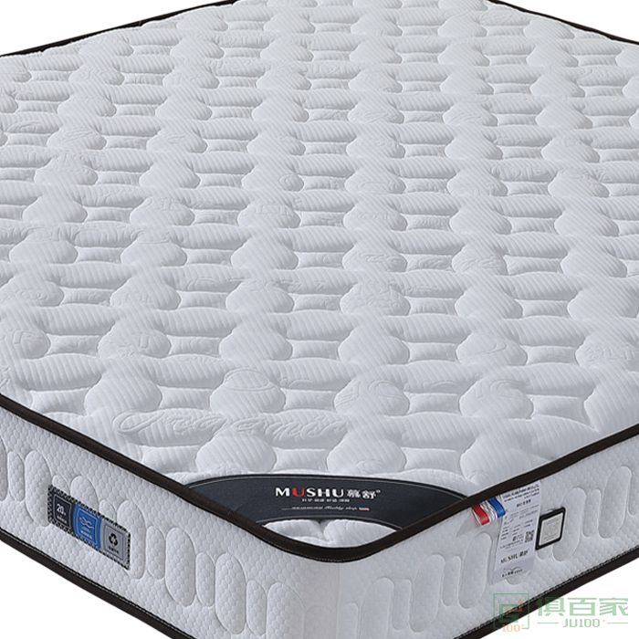 慕舒家具床垫系列纯棉抗起球面料抗菌透气防虫防螨床垫