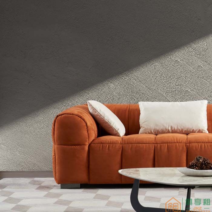 艾琴家具住宅沙发意式极简磨砂布沙发组合