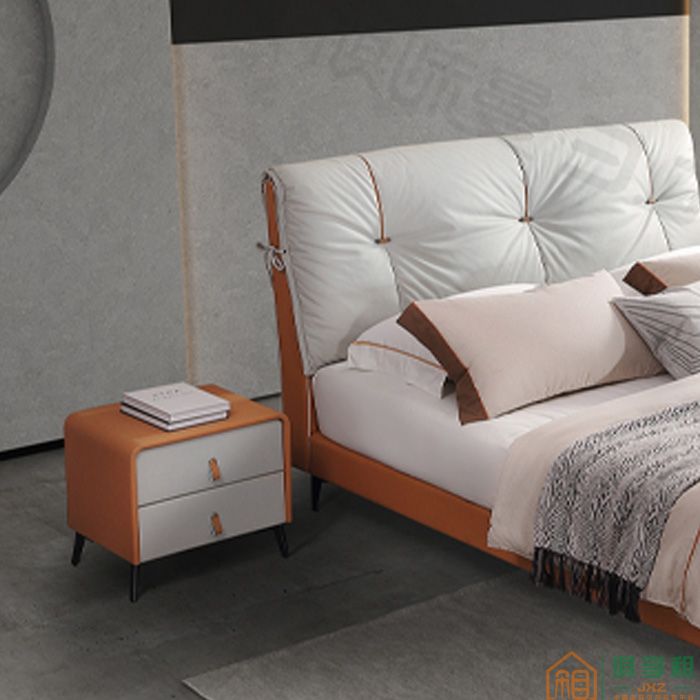 景尚家具曼利斯软床系列高端科技布床