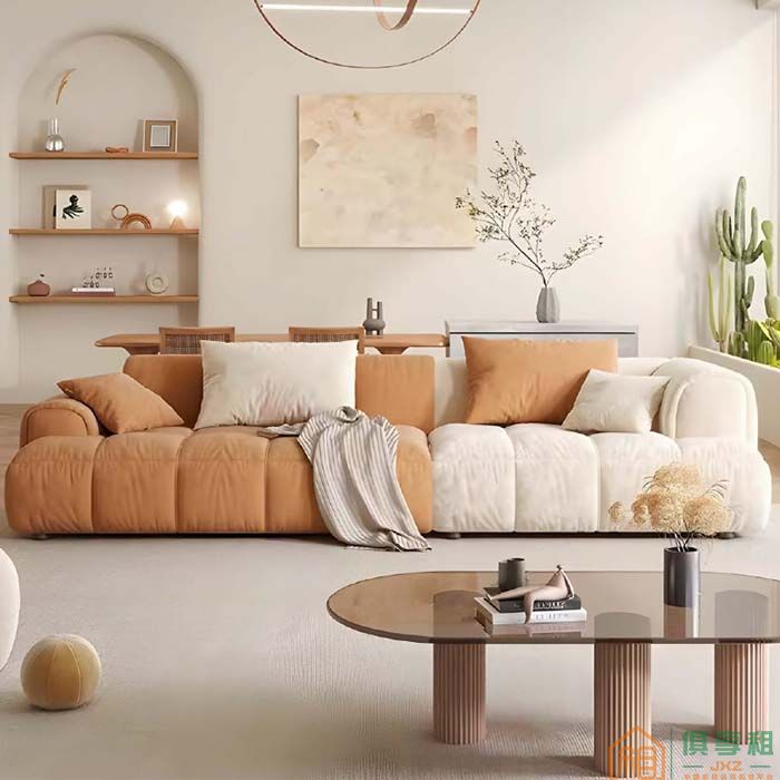 鹿仙森家具森现代意式极简沙发系列住宅沙发库布沙发
