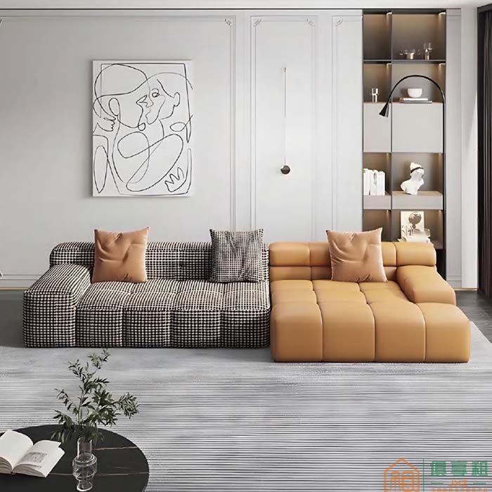 鹿仙森家具森现代意式极简沙发系列住宅沙发泡芙沙发