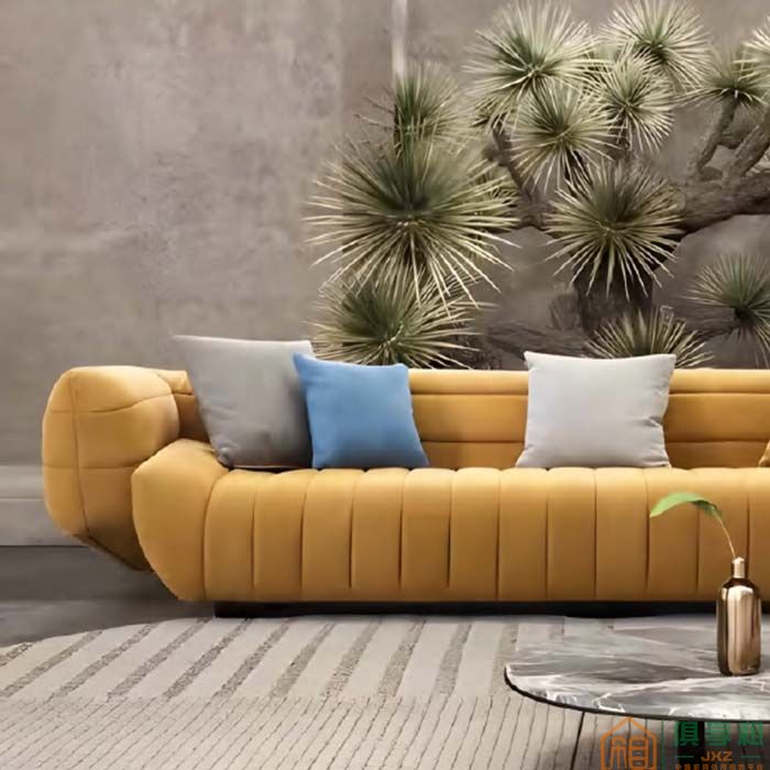 鹿仙森家具森现代意式极简沙发系列住宅沙发香蕉沙发