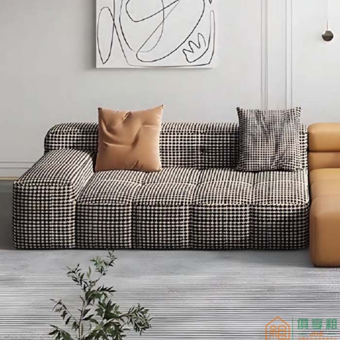鹿仙森家具森现代意式极简沙发系列住宅沙发泡芙沙发