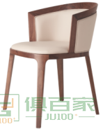 名美轩餐桌系列意式极简实木圆餐桌 北欧实木餐台 设计师水滴拼花餐桌
