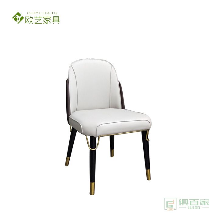  欧艺家具餐桌系列圆桌现代简约轻奢功能旋转餐桌