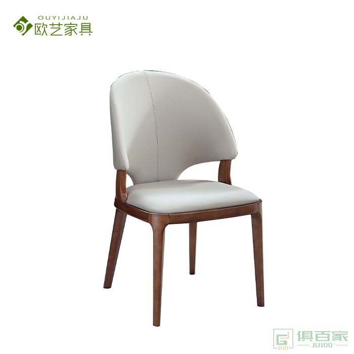 欧艺家具餐椅休闲椅系列微晶石餐桌圆形桌现代简约轻奢餐桌