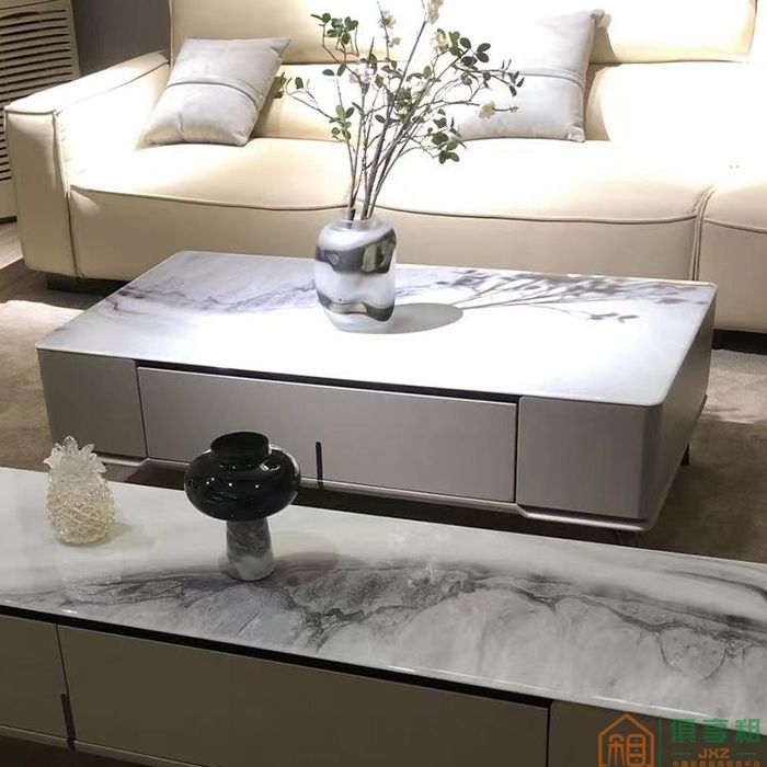 伊罗妮斯家具茶几电视柜系列现代简约轻奢茶几电视柜组合
